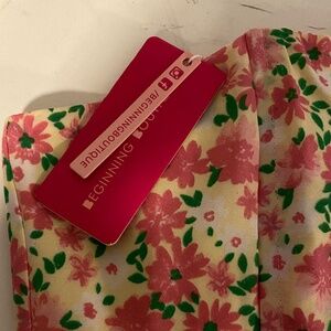 Beginning Boutique Floral Corset Top (BNWT)